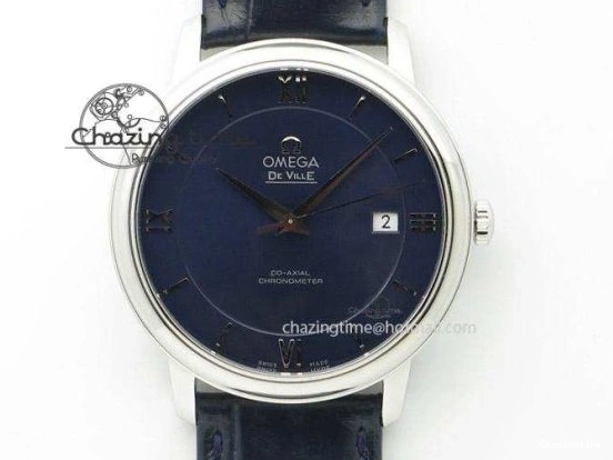 0513 Planet Ocean Master Chrono SS OM 1:1 Best Edition Black Dial On SS Bracelet A9900 V Fashionable 8113